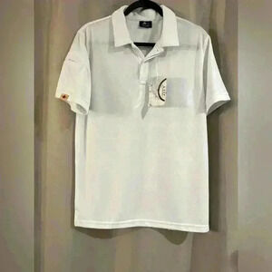 Men’s NWT White Zity Polo